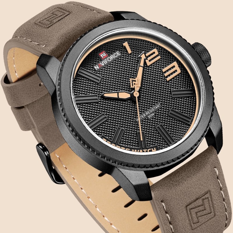 Buy Naviforce Nf Brown Watch Online At Best Price In Nepal