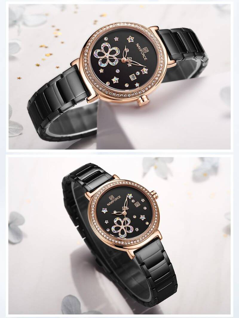 Buy NaviForce NF5016 RoseGold Watch Online at Best Price in