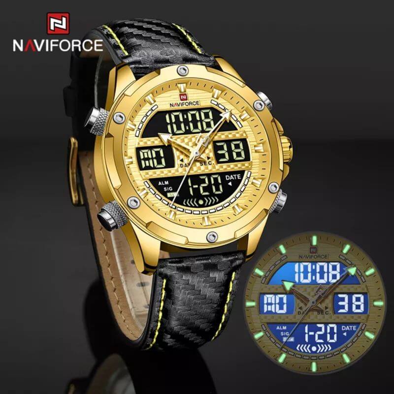 Buy NaviForce NF9194 - Golden/Black Watch Online At Best Price In Nepal ...