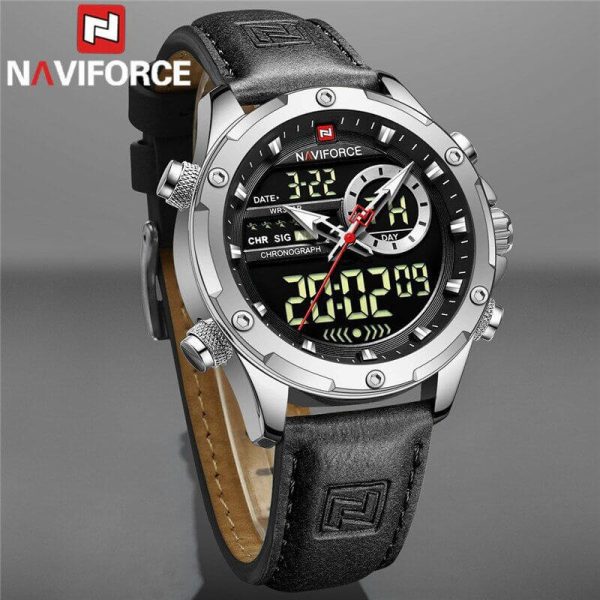 Buy NaviForce NF9208 - Silver/Black Watch Online At Best Price In Nepal ...