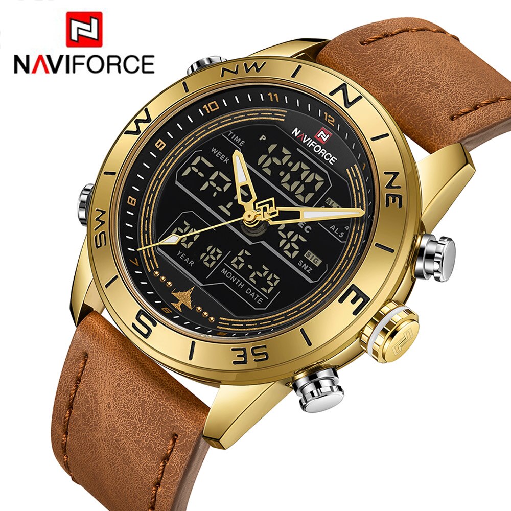 Buy NaviForce NF9144 Golden Watch Online at Best Price in Nepal