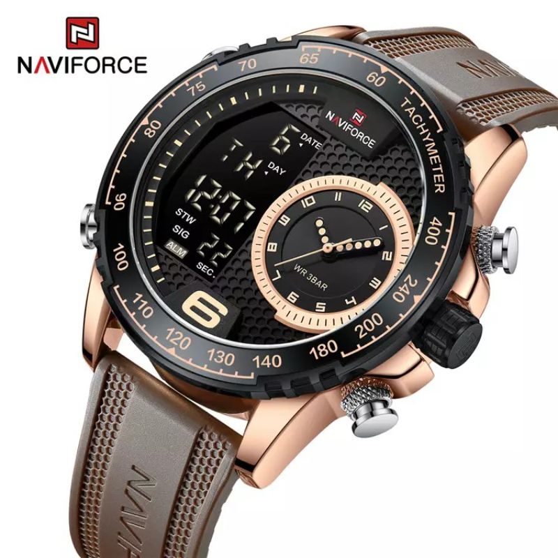 Buy Naviforce Nf T Brown Watch Online At Best Price In Nepal Naviforce Nepal