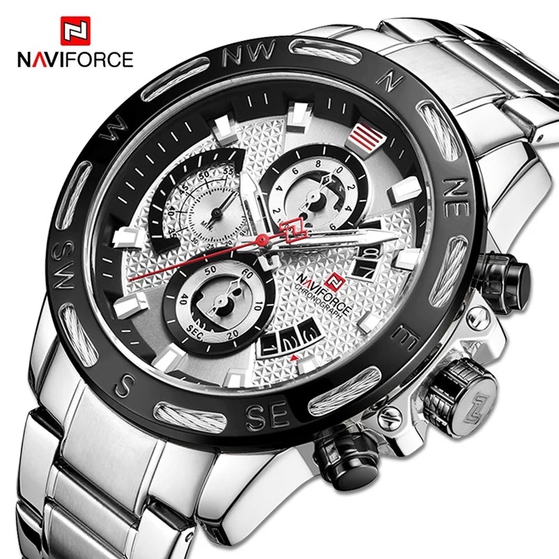 Naviforce chronograph store watch price