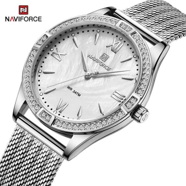 Buy NaviForce NF5028 - Silver Watch Online at Best Price in Nepal ...