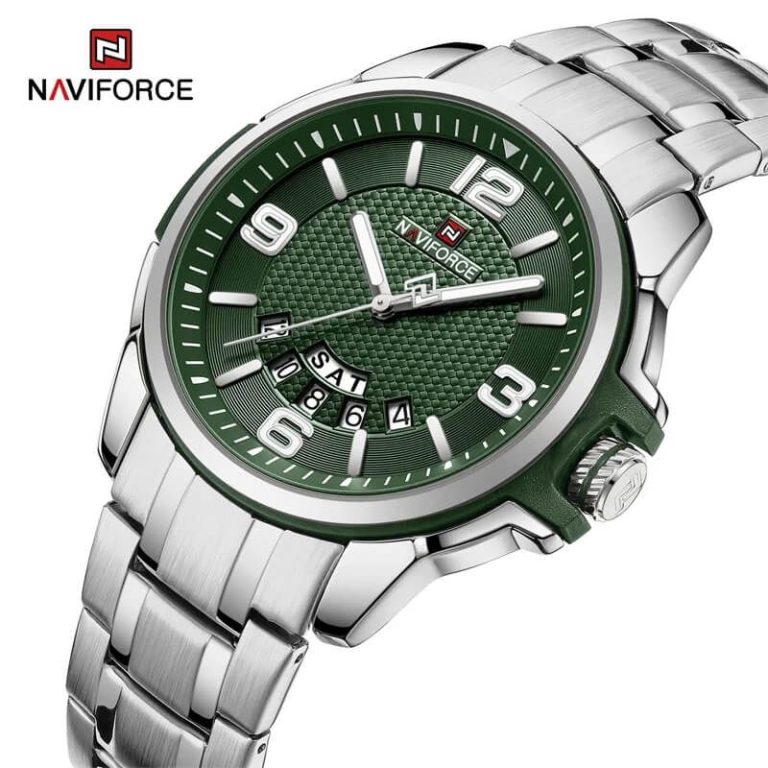 Buy NaviForce NF9215 - Green/Silver Watch Online at Best Price in Nepal ...